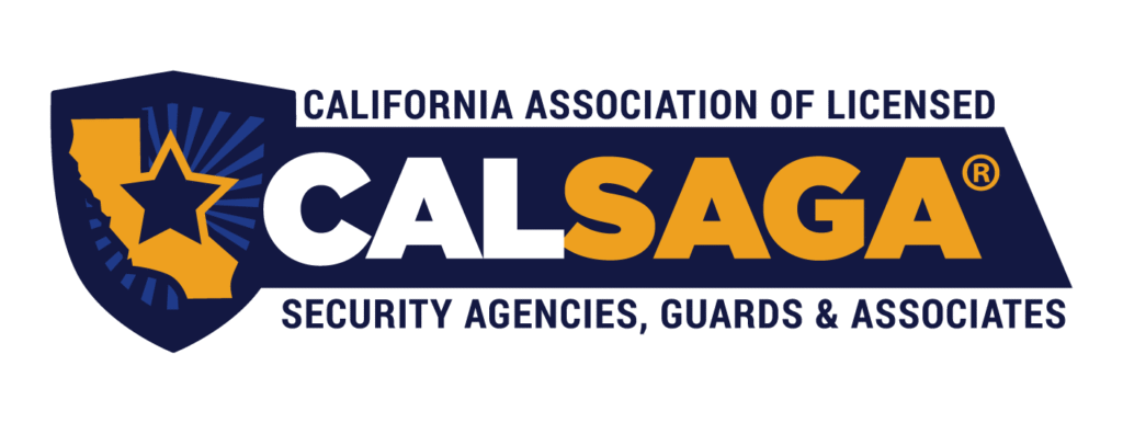 CALSAGA logo with blue text